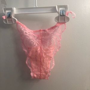 Pink Victoria’s Secret Thong